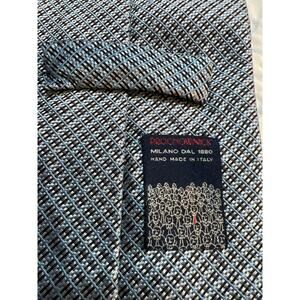 Prochownick Milano Dal‎ 1880 handmade silk tie Italy blue